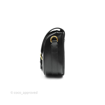 Dior Medium Bobby Bag Black Calfskin Gold Hardware