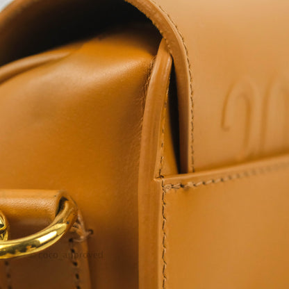 Dior Medium Bobby Bag Camel Calfskin Gold Hardware