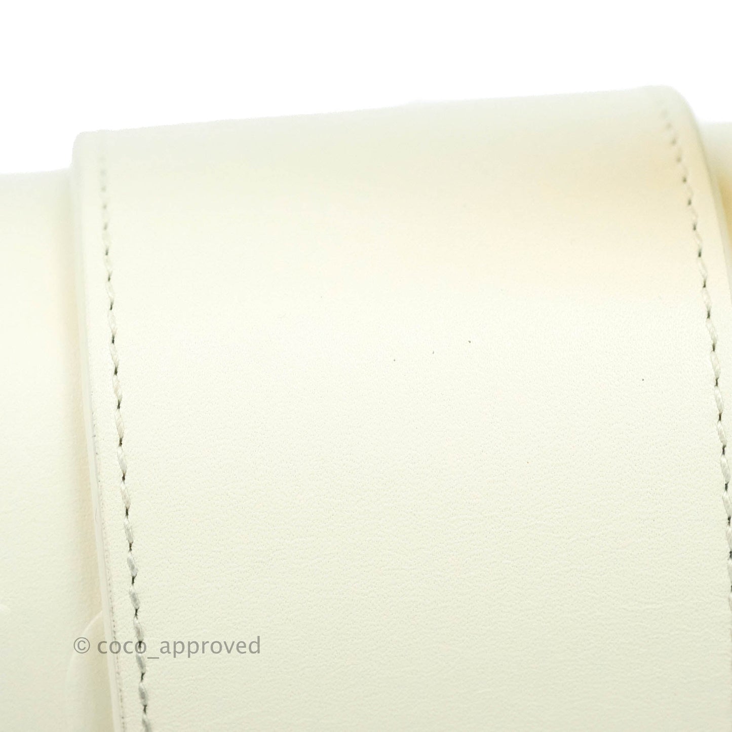 Christian Dior 30 Montaigne Bag White Calfskin Gold Hardware