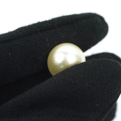 Christian Dior Pearl Tribales 'CD' & Star Drop Earrings Gold Tone