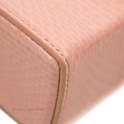 Christian Dior 30 Montaigne Box Bag Python Rose Des Vents