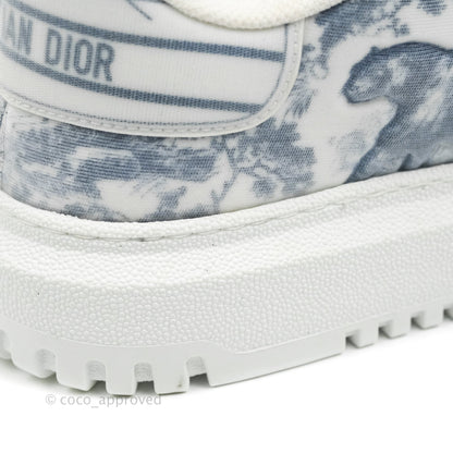 Christian Dior Dior Addict Sneaker Blue Toile de Jouy Technical Fabric