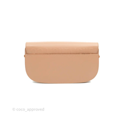 Christian Dior East West Bobby Bag Box Calfskin Beige Gold Hardware