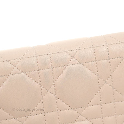 Christian Dior Miss Dior WOC Cannage Pink Lambskin Gold Hardware