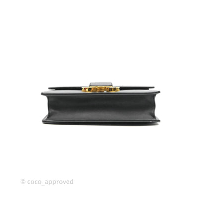 Dior 30 Montaigne Bag Black Calfskin Gold Hardware