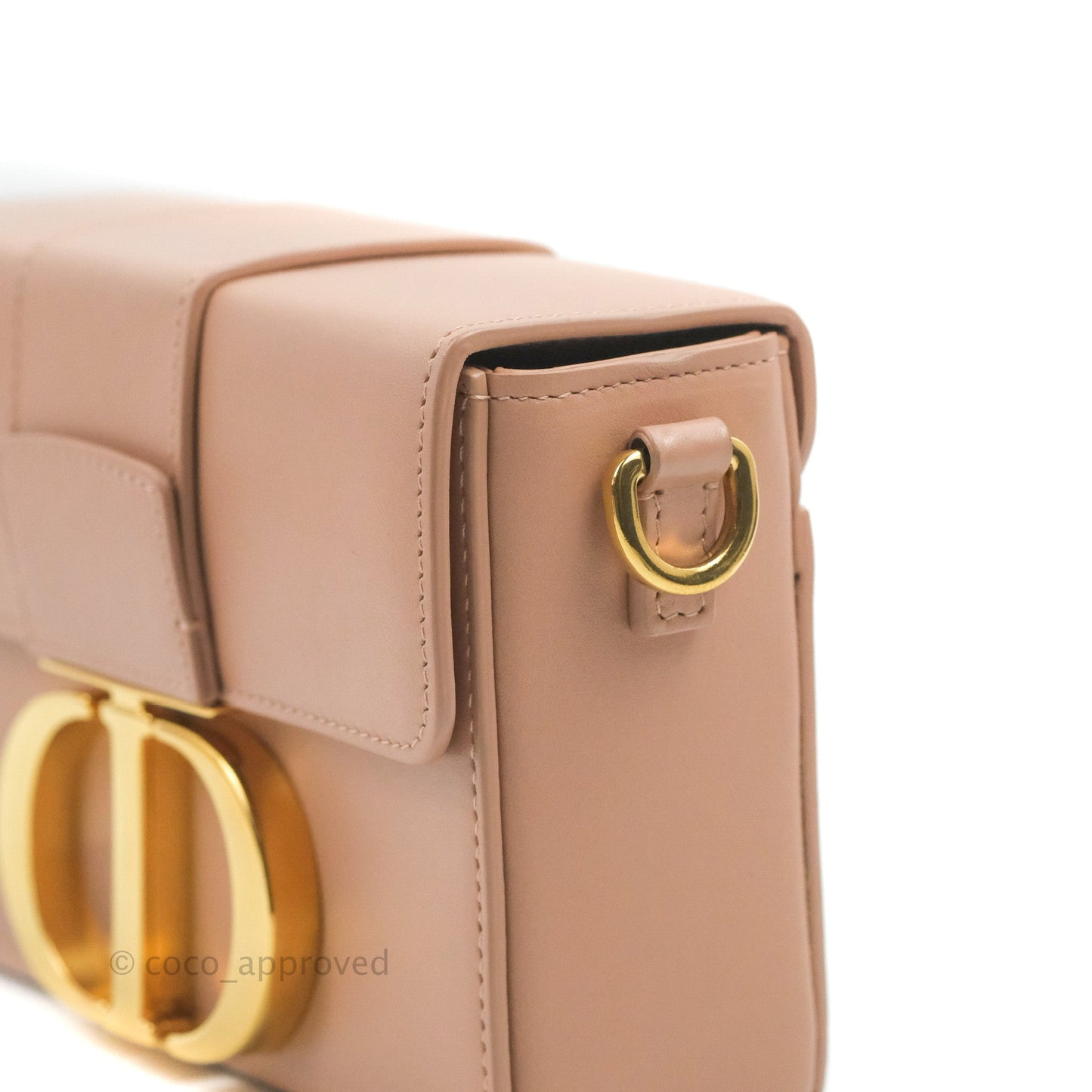 Christian Dior 30 Montaigne Box Bag Rose Des Vents Calfskin