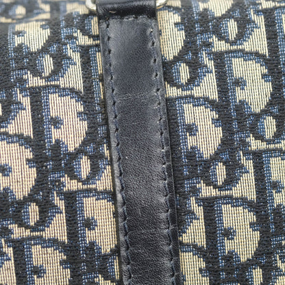 Christian Dior Vintage Trotter 30 Boston Bag Navy