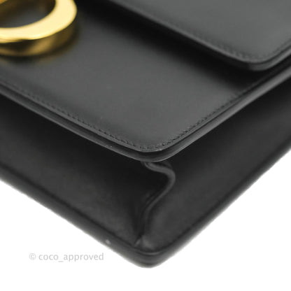 Dior 30 Montaigne Bag Black Calfskin Gold Hardware