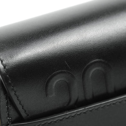 Dior Medium Bobby Bag Black Calfskin Gold Hardware