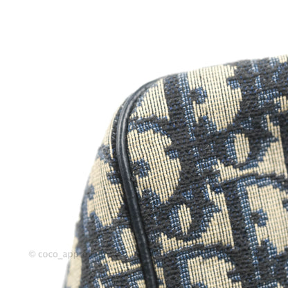 Christian Dior Vintage Trotter 30 Boston Bag Navy