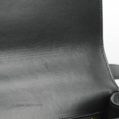 Dior 30 Montaigne Bag Black Calfskin Gold Hardware