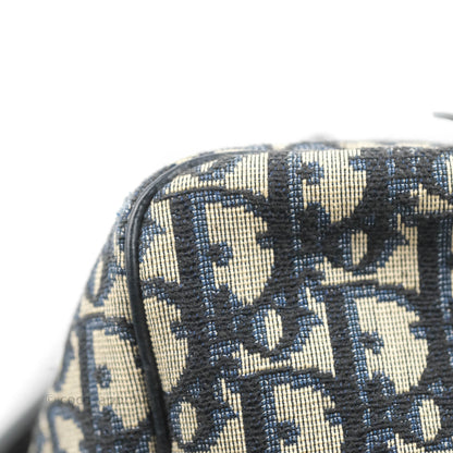 Christian Dior Vintage Trotter 30 Boston Bag Navy
