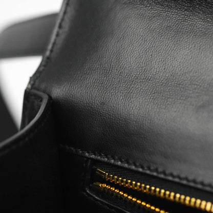 Dior 30 Montaigne Bag Black Calfskin Gold Hardware