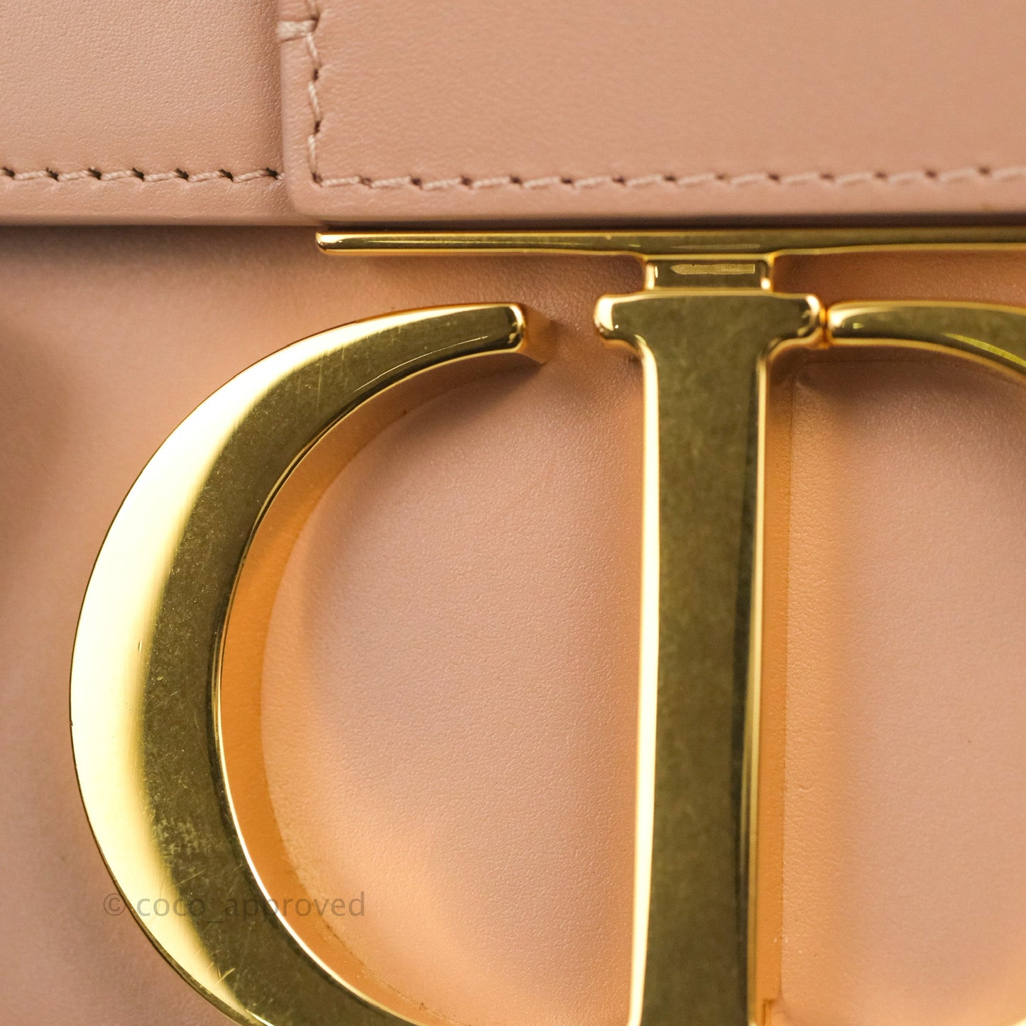 Christian Dior 30 Montaigne Box Bag Rose Des Vents Calfskin