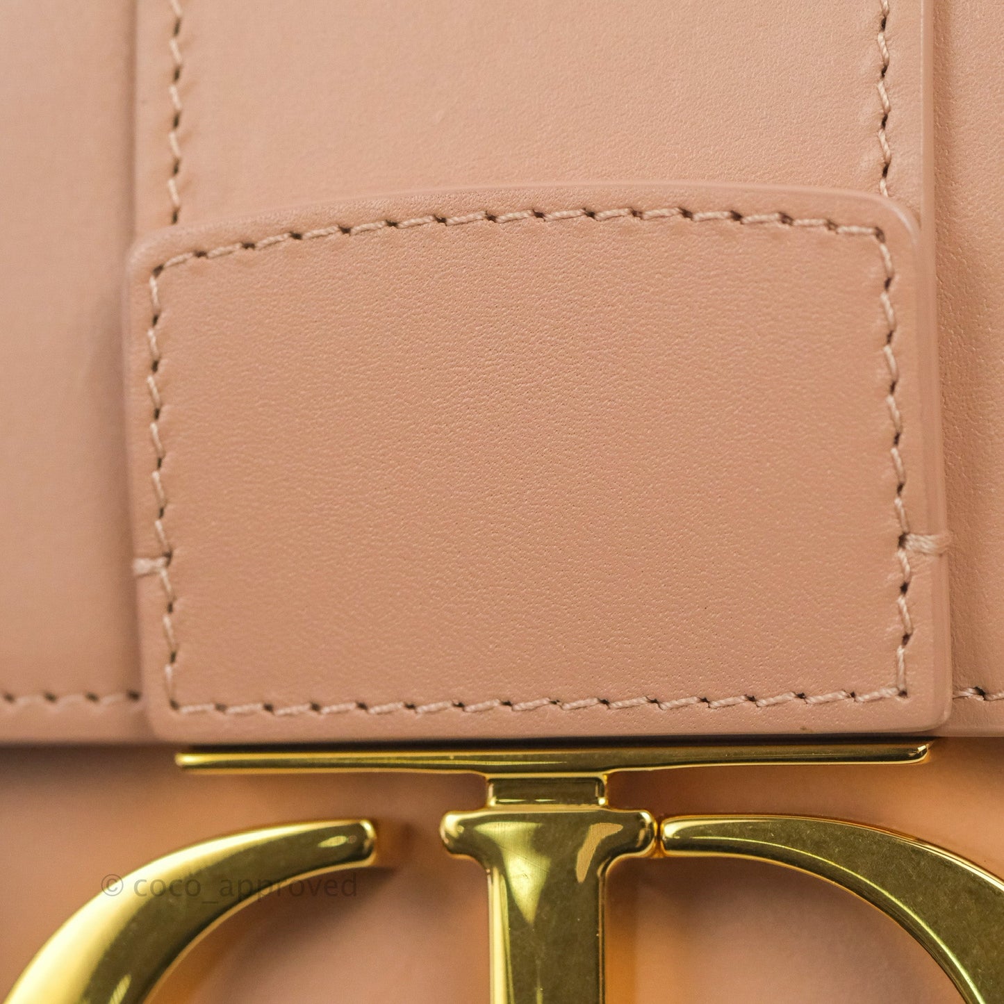Christian Dior 30 Montaigne Box Bag Rose Des Vents Calfskin