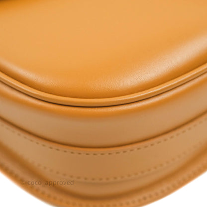 Dior Medium Bobby Bag Camel Calfskin Gold Hardware