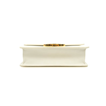 Dior Montaigne 30 Ivory Box Calfskin Gold Hardware
