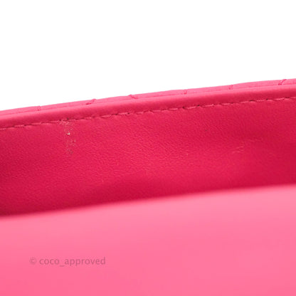 Christian Dior Micro Caro Bag Pink Gold Hardware