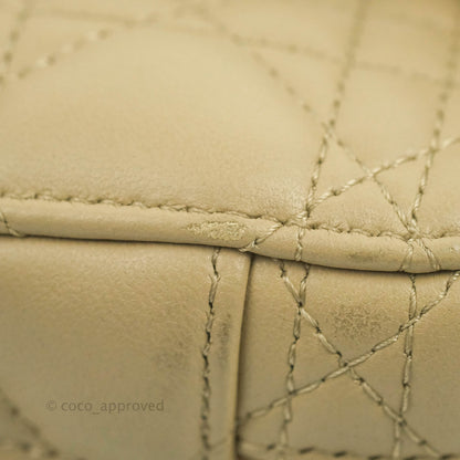 Christian Dior Small Diortravel Vanity Case Beige Lambskin Cannage