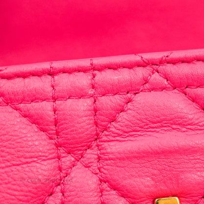 Christian Dior Micro Caro Bag Pink Gold Hardware