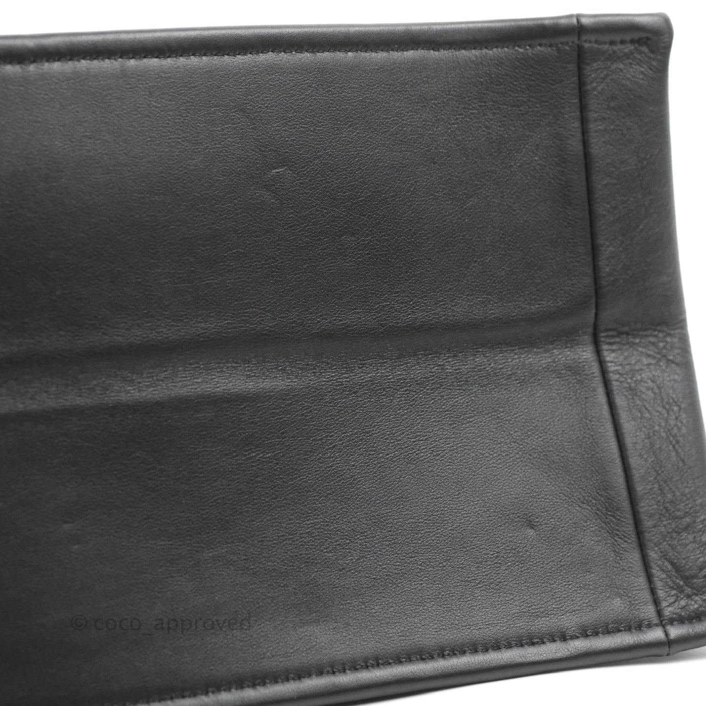 Christian Dior Medium Embossed Book Tote Black Calfskin