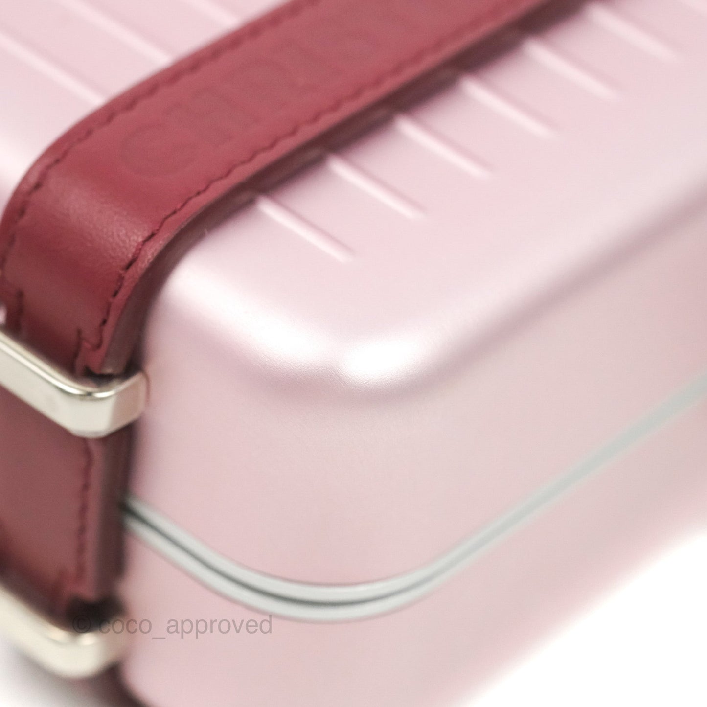 Dior x Rimowa Aluminum Personal Clutch Rose