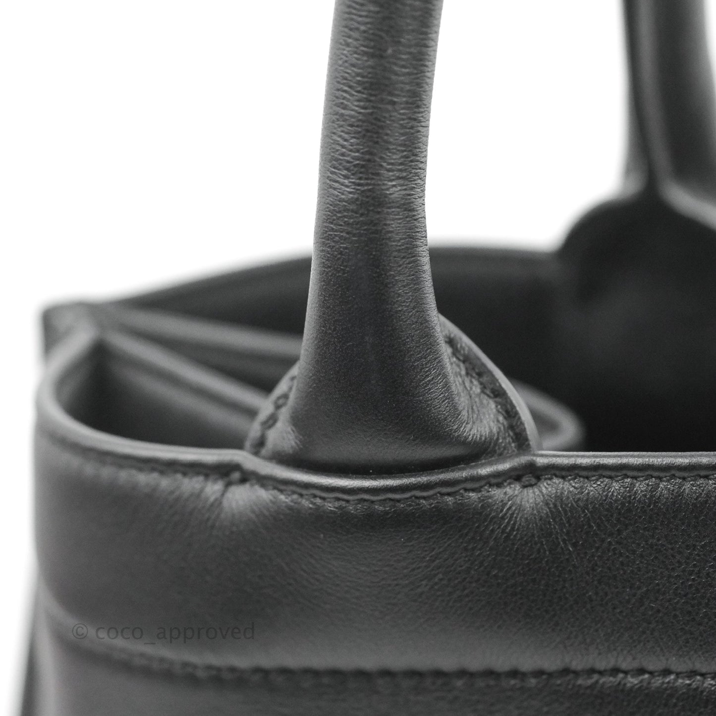 Christian Dior Medium Embossed Book Tote Black Calfskin