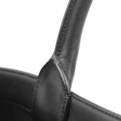 Christian Dior Medium Embossed Book Tote Black Calfskin