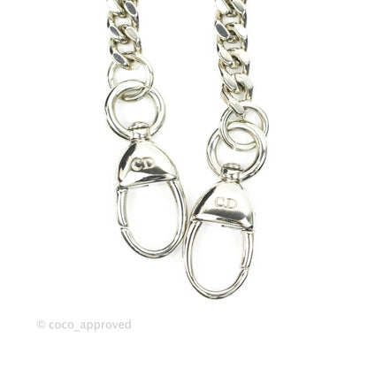Christian Dior Cannage Mini Lady Dior Black Silver Hardware