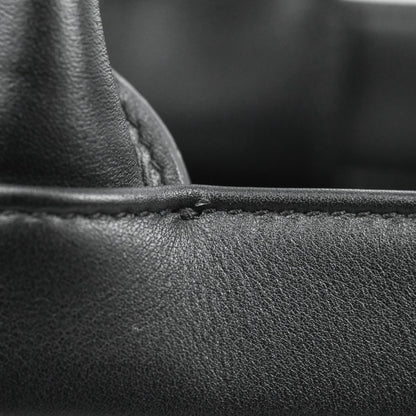 Christian Dior Medium Embossed Book Tote Black Calfskin