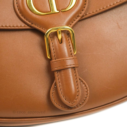 Dior Medium Bobby Bag Brown Calfskin Gold Hardware