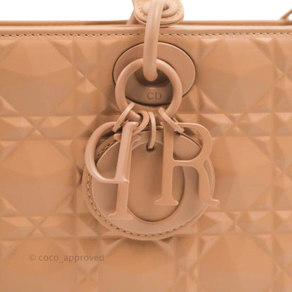 Dior Lady D-Joy Bag Rose Des Vents Cannage Calfskin with Diamond Motif