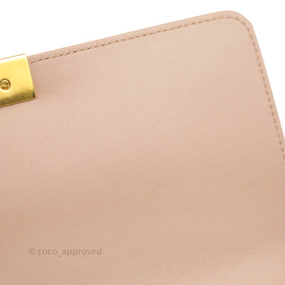 Dior 30 Montaigne Bag Rose Des Vents Crinkled Calfskin Gold Hardware
