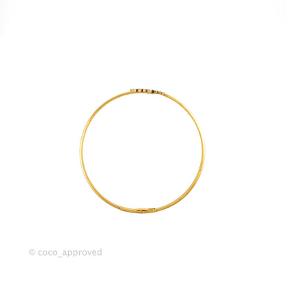 Christian Dior J'adior Star Antique Gold Finish Choker