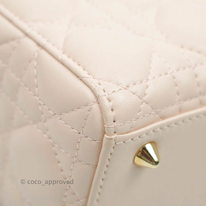 Christian Dior Lambskin My ABCDior Lady Dior Pale Pink Gold Hardware