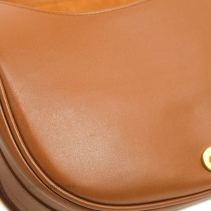 Dior Medium Bobby Bag Brown Calfskin Gold Hardware