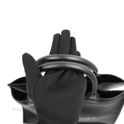 Christian Dior Medium Embossed Book Tote Black Calfskin