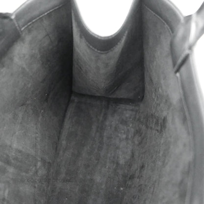 Christian Dior Medium Embossed Book Tote Black Calfskin
