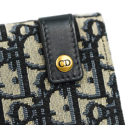 Christian Dior Blue Dior Oblique Jacquard Saddle Belt Pouch