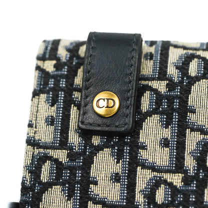 Christian Dior Blue Dior Oblique Jacquard Saddle Belt Pouch