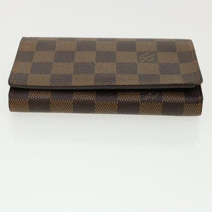 Louis Vuitton Brown Canvas Tresor wallet accessories