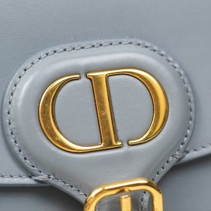 Christian Dior Medium Bobby Flap Grey Box Calfskin