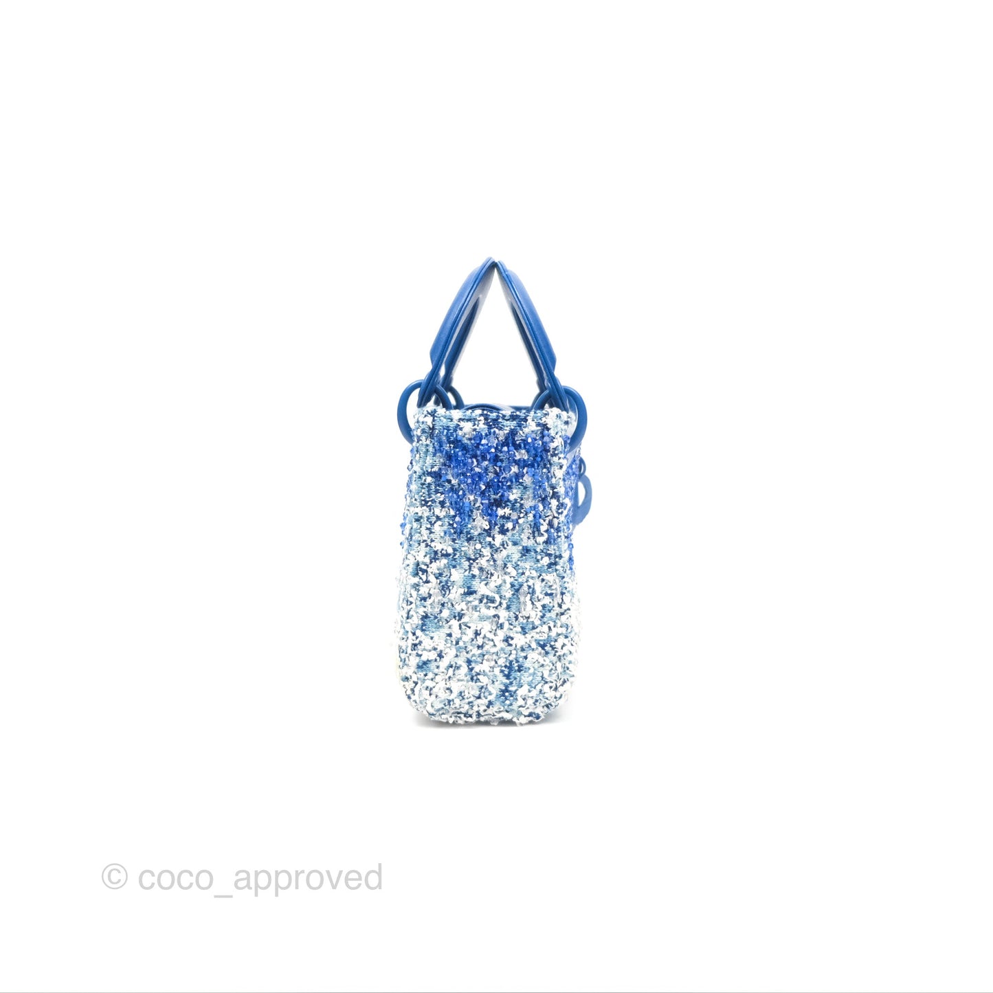 Dior Art Mini Lady Dior Beaded Blue "Chong Hyun Ha" Collaboration