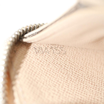 Louis Vuitton Beige Leather Portefeuille Clemence wallet accessories