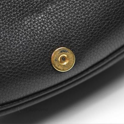 Christian Dior Medium Bobby Flap Black Grained Calfskin