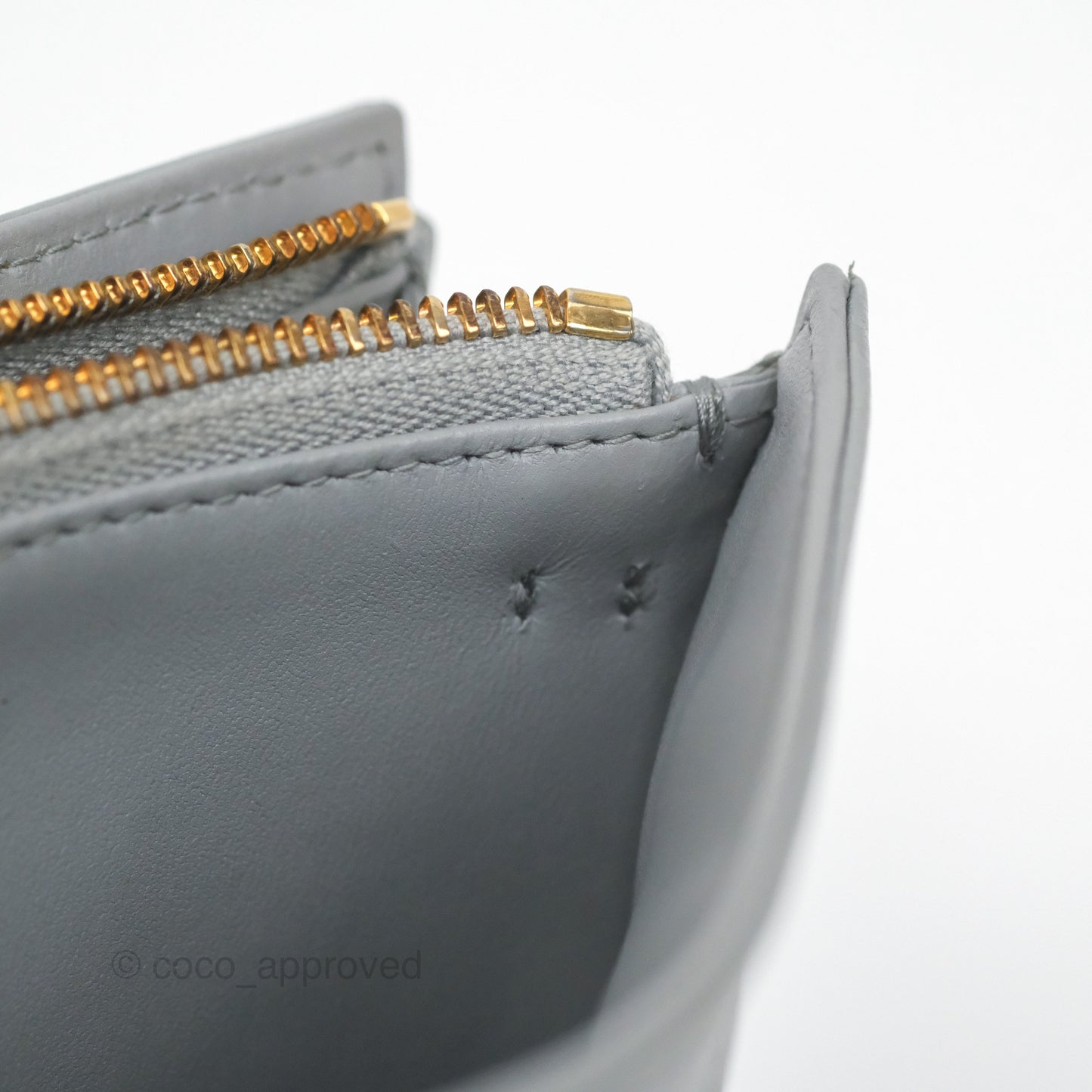 Christian Dior Dior Caro Every Dior Pouch Stone Gray Cannage Calfskin