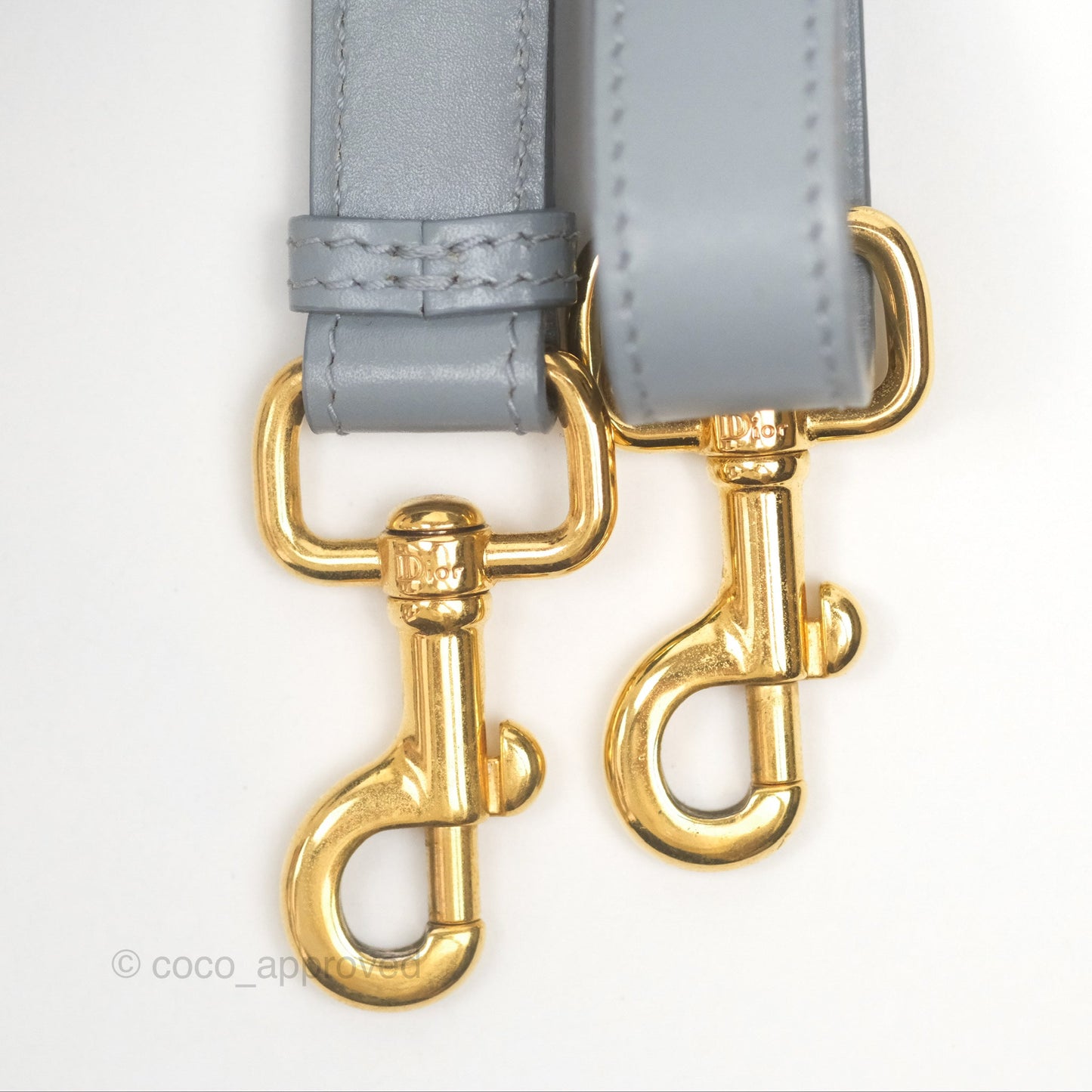 Christian Dior Medium Bobby Flap Grey Box Calfskin
