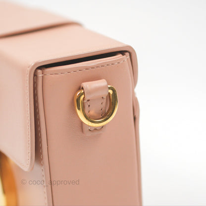 Christian Dior 30 Montaigne Beige Calfskin Box Bag
