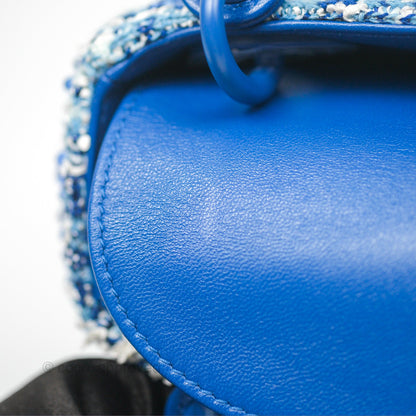 Dior Art Mini Lady Dior Beaded Blue "Chong Hyun Ha" Collaboration