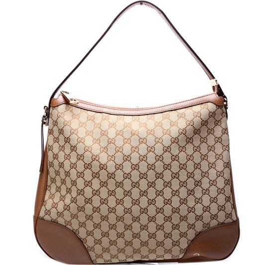Bree Gucci Canvas Hobo 449244